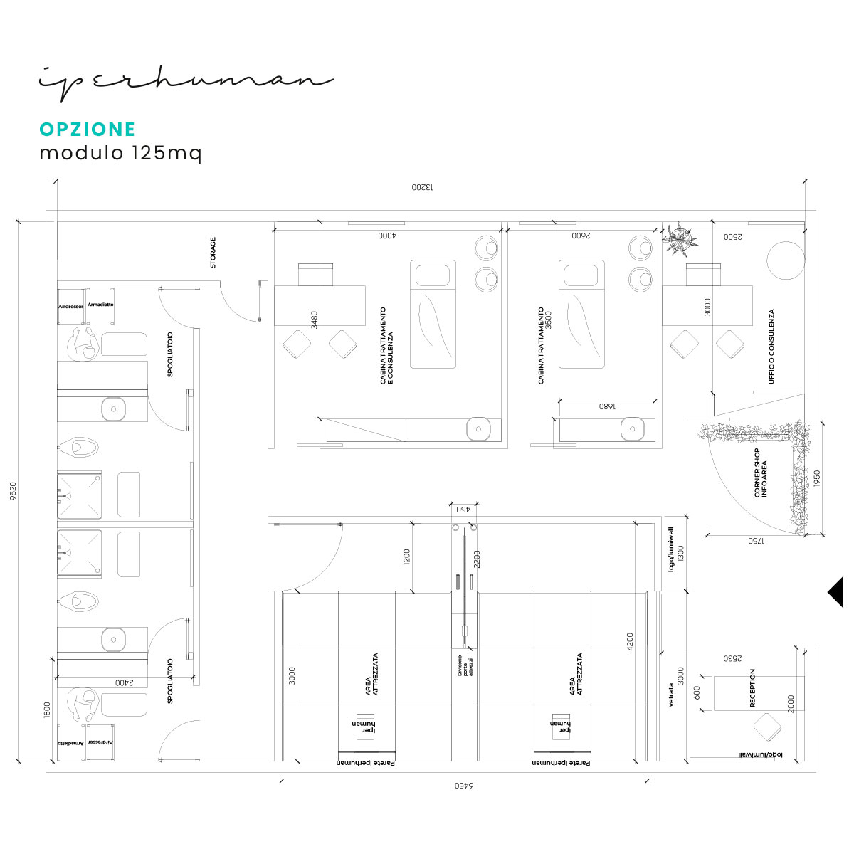 iperhuman mappa di 125mq