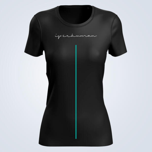 T-shirt donna active black